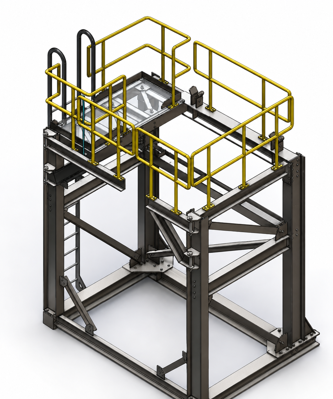 KEMEX SCREEN Maintenance and Washdown Bay Steel Structure Design