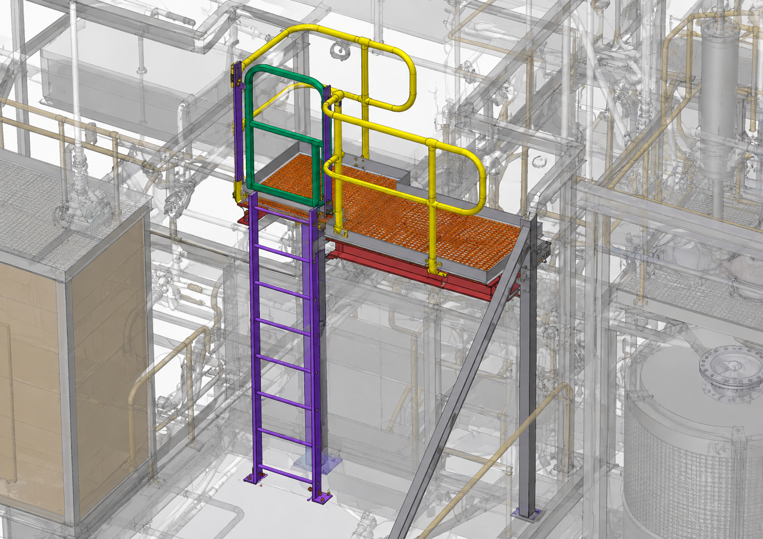 REGIS Hydraulic Pump Access Platform — image 3